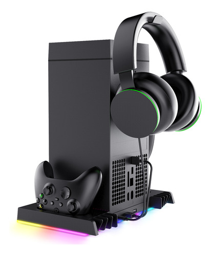 Enfriator Charger Base With Rgb Light For Xbox Series X