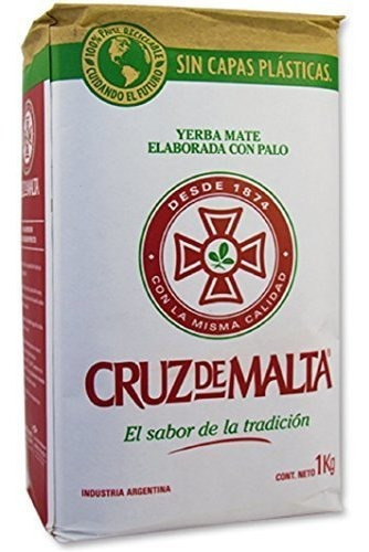 Cruz De Malta Yerba Mate (1kg - 2,2 Libras).
