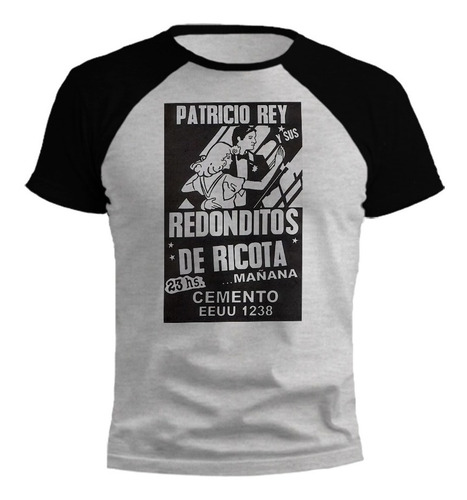 Remera Indio Solari Diseño Unico Gris Ranglan