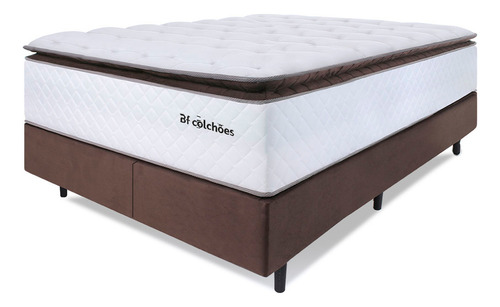 Cama Box King Molas Ensacadas 193x203cm Premium Sleep BF Colchões