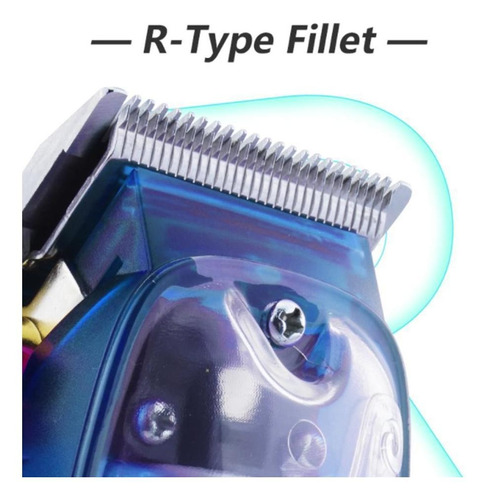 Maquina De Corta Cabelo Kemei 2706 Pg Relevo 3d Transparente