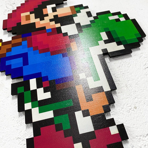 Imagen 4 de 7 de Cuadro Super Mario, Impresión Directa (madera Mdf, 6mm)