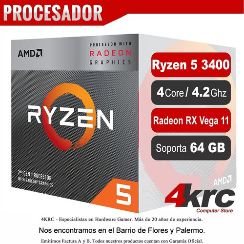 Pc Armada Gamer Amd Ryzen 5 3400 1tb 8gb Radeon Juego Regalo