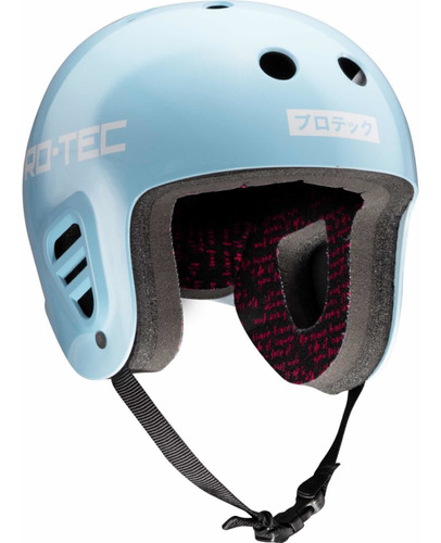 Casco Protec Full Cut Skate Rollers Scooter Sky Brown Blue