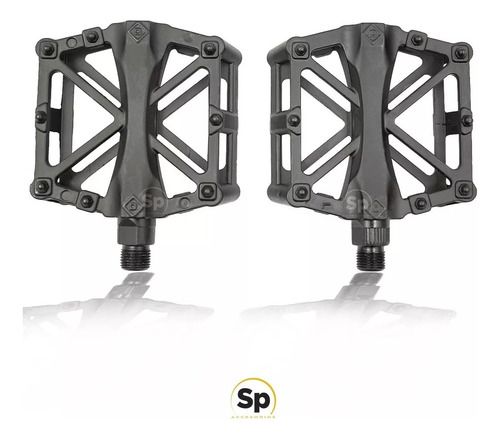 Imagen 3 de 8 de Pedales Plartafom Bicicleta Aluminio Bmx Mtb Enduro Downhill