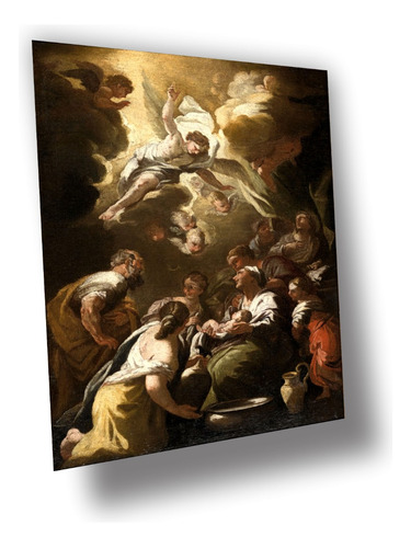 Lienzo Canvas Arte Religioso Natividad De La Virgen 73x50