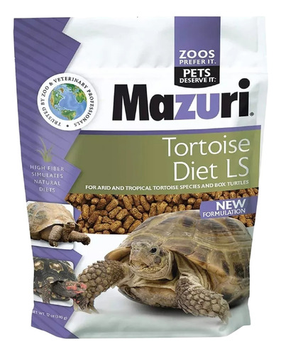 Mazuri Alimento Para Tortugas Terrestres Tortoise Diet 600gr