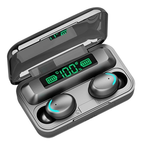 Imagen 1 de 8 de Auriculares Inalámbricos Bluetooth Solarmax F9-5 Negro