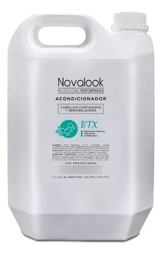 Acondicionador Novalook Btx 5 Litro Bidon Castigado Sensible