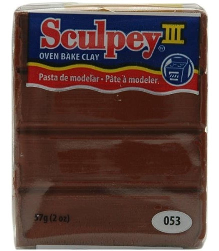 Arcilla Sculpey Iii Clay 2oz 57g Chocolate Para Proyectos