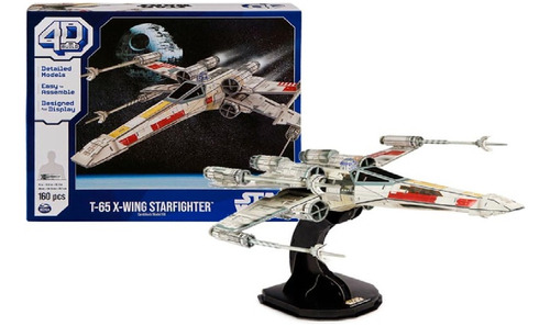 4d Build T-65 X-wing Starfighter Star Wars 3d Puzzle 160 Pz 