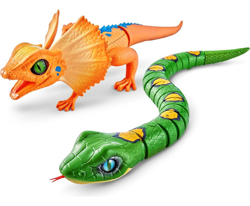 Zuru Robo Alive Slithering Snake Frilled Neck Lizard