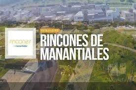 Imagen 2 de 5 de Rincones De Manantiales * Lote Esquina 268m2 * Excelente Orientación Noreste