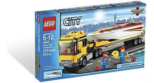 Set Juguete De Construcción Lego City Transporte Barco 4643