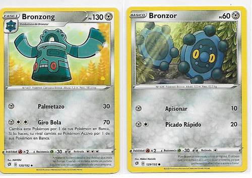 Pokémon Bronzong 130/192 Uncommon.