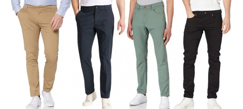 Pantalones Uniforme Casual Para Caballeros