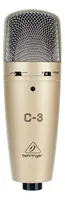 Microfono Behringer C3 Color Dorado