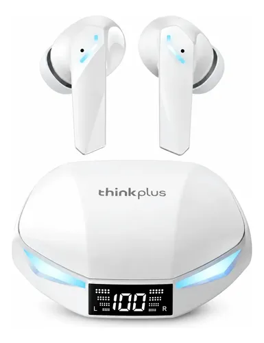 Fone De Ouvido Lenovo Xt53 Pro Max Bluetooth Branco/luz Azul Branco