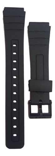 Correa De Caucho Reloj For Casio F-91w De 18mm