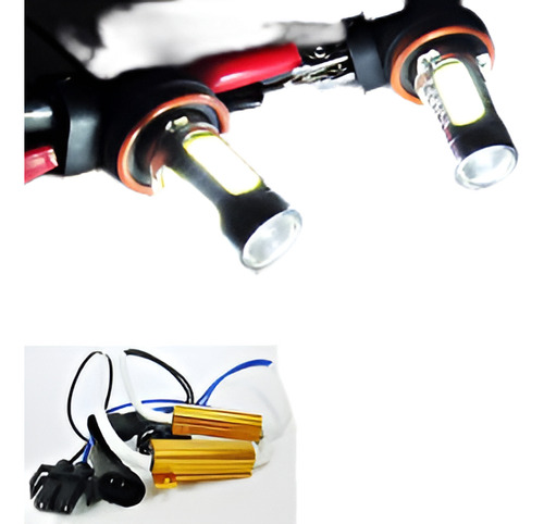 2 X H11 H8 Cree Plasma Led Niebla De Proyector Luz De Conduc