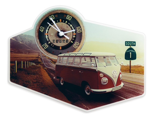 Brisa Vw Collection - Volkswagen Reloj De Pared Retro Vintag