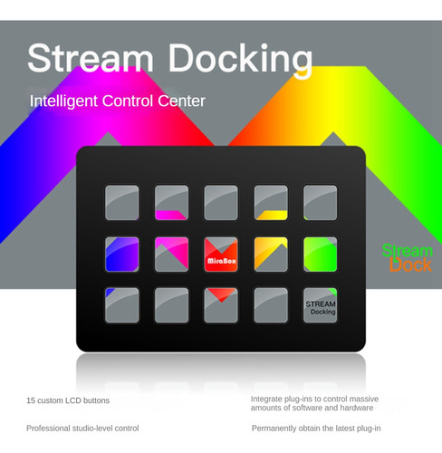 Para Teclado Streamdeck, Botón Lcd, 15 Teclas, Live Content