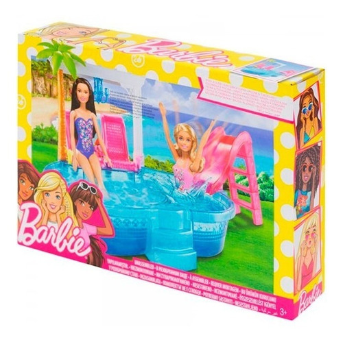 Barbie Piscina Glam Dgw22