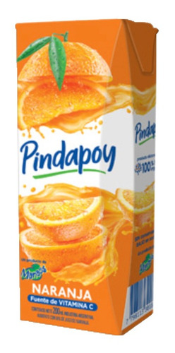 Jugo Pindapoy Naranja 200 Ml