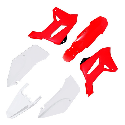Kit Plasticos Honda Xr250 Tornado Blanco/rojo Avant Motos