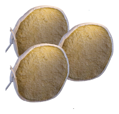 Kit 3 Borlas De 10 Pulgadas Para Pulir