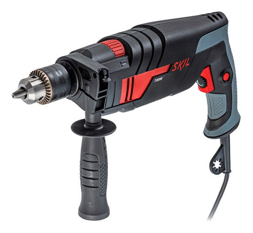 Imagen 3 de 3 de Taladro percutor atornillador eléctrico de 13mm Skil 6060 700W 220V