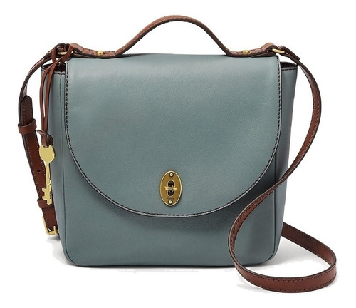 Imagen 1 de 3 de Fossil Bolsa Crossbody Vintg Cls Piel 100% Original
