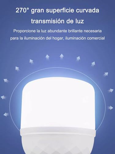 15w Foco Bala Super Led Maxima Potencia Industrial 1500lm Blanco Frío