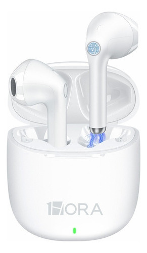 Audífonos Bluetooth Inalámbricos Wireless In-ear Aut201 Color Blanco