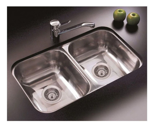 Bacha Cocina Doble Johnson C28/18 59x34x18 Acero Inoxidable