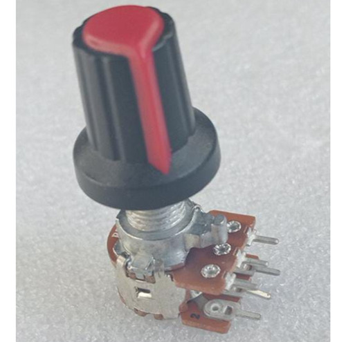3 Potenciometro Mini 6 Patas B50k Sin Switch+3 Perilla