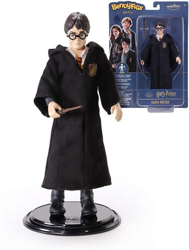 Figura Harry Potter Flexible Y Poseable - Con Base