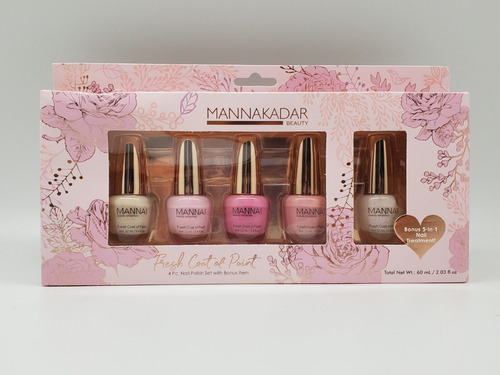  Manna Kadar Set Esmaltes Tonos Nude