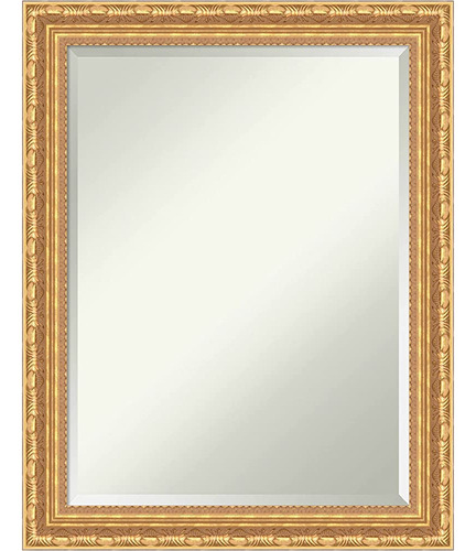 Amanti Art Beveled Wood Bathroom Mirror (28 X 22 In.), Versa