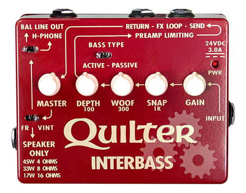 Quilter Labs Interbass Cabeza