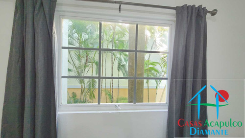 Cad Diamante Lakes Rubí 202. Terraza Con Vista A La Alberca Y Jardines