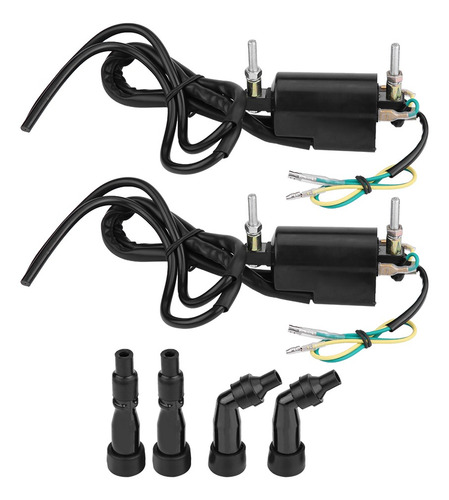 Imagen 1 de 9 de 2pcs Bobina De Encendido 12v Para Kawasaki Kz Suzuki Gs Hond