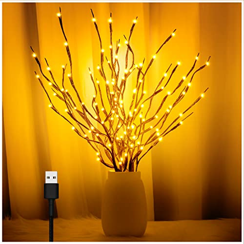 Ffniu, Paquete De 60 Luces Led Para Ramas, Luces En Forma De