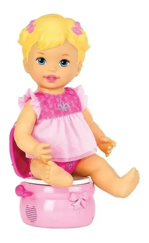 Mu eca Little Mommy Aprendiendo A Ir Al Ba o Oferta