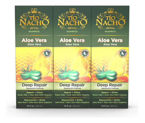 Tio Nacho Paquete Econmico De Champ De Aloe Vera, Paquete De