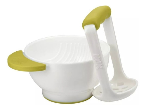 Set Para Pure Bebe Nuk Fresh Food Bowl Con Pisador Babymovil