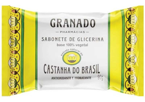 Kit Com 12 Sabonete Granado Glicerina Castanha Do Brasil 90g