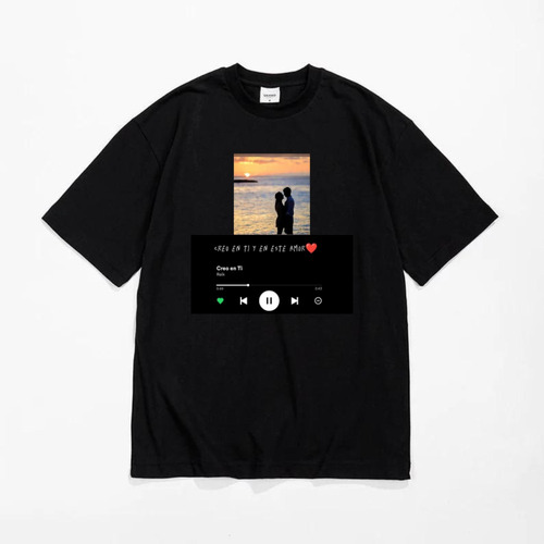 Creo En Ti : Camiseta Spotify De Reick  Playeras De Regalo