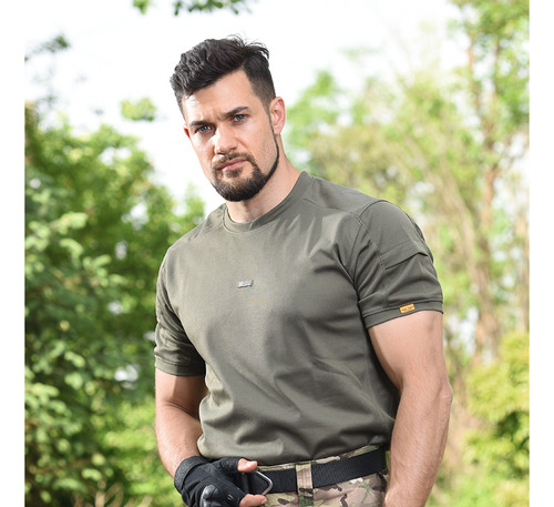 Camiseta De Manga Corta Para Hombre, Entrenamiento Deportivo