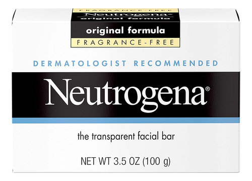 Neutrogena The Transparent Facial Bar Original Formula, 3.5.